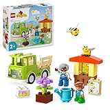 LEGO DUPLO Town Caring for Bees & Beehives, Kids’ Learning Toy with Drivable Truck, Beehive and 2 Figures, Early Development and Activity Toys, Gifts for Toddlers, Boys & Girls Aged 2 Plus 10419