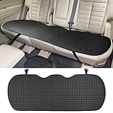 ZATOOTO Rear Car Seat Cover, 1PCS PU Leather Waterproof Car Seat Mat Cushion Protector for Back Seat, Anti-Slip & Comfortable, Black (ZD-ZXP-03H)