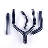 LUXERAD Black Silicone Radiator Hose Set for Yamaha YZ 125 YZ125 1993 1994 1995