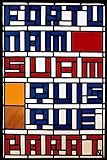 Theo van Doesburg photo A4 stained glass window leaded glass