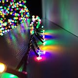 1,000 LED (25m) Premier TreeBrights Cluster Christmas Tree Lights in MultiColour