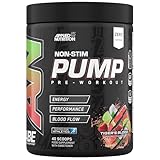 Applied Nutrition ABE Pump Pre Workout - All Black Everything Stim Free Pump Pre Workout Powder | Pump, Energy & Strength with Citrulline, Creatine, Beta-Alanine (500g - 40 Servings) (Tigers Blood)