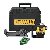 DEWALT DCLE34031N-XJ 18v Compact 3x360 Green Laser - Bare Unit