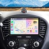 9 Inch Android 13 Car Stereo for Nissan Juke 2010-2014 Double Din Car Radio HD Touch Screen with Wireless Carplay Android Auto with Bluetooth WIFI FM RDS Backup Camera GPS Navigation, 2G+32G