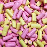 1kg Rhubarb & Custard Sweets – Pink & Yellow Retro Treats – Bulk Party Candy, Gift, Sharing – Perfect for Haribo Fans