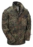 Genuine Vintage German Military Flecktarn Shirt / Lightweight Jacket, L, Flecktarn Camo