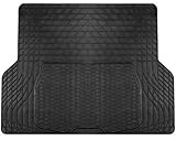 MP Essentials Large Heavy Duty Black Rubber Boot Mat Liner for Ford Galaxy (95-06) - Trim for Secure Fit