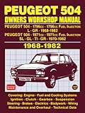 PEUGEOT 504 OWNERS WORKSHOP MANUAL 1968-1982