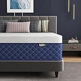 Bednew King Size Mattress 30cm, 12 Inch Innerspring Medium Firm Mattresses King Size 5FT with Pocket Spring and Breathable Foam For Cool Comfort Sleep, Hybrid Mattress (150x200x30cm)
