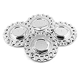 RhinoTuning 4 PCS 168 mm Wheel Center Caps Compatible With BBS RS/BBS STYLE 5 / AVID.1 AV05 /STR Racing STR 606 / ESM 002R, OD: 6.61 in / 168 mm Chrome Hub Caps