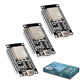 Diymore 3PCS for ESP32 Module Microcontroller Bluetooth for ESP 32 Module Development Board Type C Development Board 2.4 GHz WLAN WiFi CH340C Chip