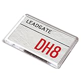 FRIDGE MAGNET - Leadgate DH8 - UK Postcode