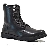 BARGAINS-GALORE Men's Breathable Military Boots - Commando Outdoor Desert Tactical Combat Boots | Army Patrol and Security Police (Black, UK Footwear Size System, Adult, Men, Numeric, Medium, 9)