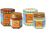2 x19.4g TIGER BALM RED WHITE Herbal Massage ointment Pain Relief Muscle Menthol