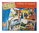 Vintage 1950's The Young Master Painting by Numbers with Reeves Lovely Watercolours - 4 x Exciting Pictures to Paint - Unused Item