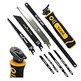 TOOLAN: 8-In-1 Multi-Hand Saw, Drywall &Metal Cutter, Long Blade, Wood &Plastic Saw. Quick Change Blade
