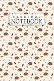 Hedgehog Notebook: A Fantastic Pattern Design With Hedgehog, Leaf & Mushroom Lined Journal, Gag Gift Ideas For Hedgehog Lovers On Any Occasions