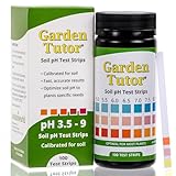 Garden Tutor Soil pH Test Kit (3.5-9 Range) | 100 Soil pH Test Strips