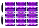 30 pcs PURPLE 24V 6 LED Side Rear Marker Lights Lamp Compatible with Scania Volvo Daf Man MAN