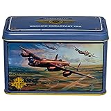 New English Teas Lancaster Bomber Tea Tin with 40 Breakfast Teabags