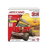 Meccano 3-in-1 Rescue Squad Construction Set Construction Toys STEM Learning Kids Activity Build Rescue Vehicle Fire Truck Boys Girls Gift Create Make Yourself