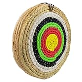 NITEHAWK Traditional Round Solid Straw, 5 Layer 50cm Natural Archery Target, Hunting & Shooting Practice