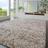 Affordable Durable Brown Beige Fuffly Shaggy Shag Carpet Rug Modern Super Soft Plush Thick Taupe Cream Lounge Living Dining Room Kitchen Bedroom Mat Area Rugs 160cm x 230cm