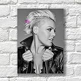 shuimanjinshan Poster Prints P! Nk Pink Music Singer Star Album Alecia Beth Moore Wall Art Picture Canvas Prints Painting Home Room Decor 50X70Cm No Frame H-8780