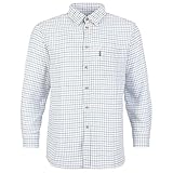 Fort Men's 100 Tattersall Shirt, Blue, L