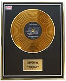 FREDDIE MERCURY - THE FREDDIE MERCURY ALBUM METAL GOLD RECORD DISPLAY COMMEMORATIVE LTD EDITION