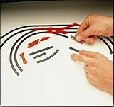 Hornby R619 Track Planning Symbols - Plan Your Layout in Miniature Scale - Spare Parts and Train Accessories for Hornby OO Gauge Model Railway Sets