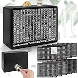 Homgaty Money Box Wooden,Savings Box Black,Cash Saving Box for Notes with Counter,Money Counter for Adults Men Women 500/800/1000/2000/3000/40000/5000/10000/DIY Target Stickers