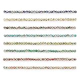 Expo International Vintage Hand-Painted Classic Cloisonne Beads, Versatile Jewelry Making Supplies, Vibrant Bracelet Beads, Value Pack of 240, Multicolor