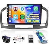 Hikity Android Car Stereo for Buick Regal 2009-2013/Vauxhall Insignia 2008-2013 Radio 2+64G 9 Inch Touchscreen Car Radio Carplay Android Auto GPS Navigation WiFi Bluetooth FM EQ Backup Camera