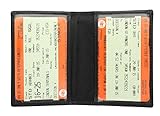 VISCONTI Leather Oyster Card/Travel Pass Holder TC1TC Black