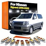 QOVBTPSF 16Pcs LED Interior Reading Plate Light Kit Car Bulbs, For Nissan Elgrand E50 1996 1998 1999 2000 2001 2002 Car Accessories