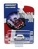 Greenlight 1:64 Hollywood Series 28 - The Italian Job (1969) - 1967 Austin Mini Cooper S 1275 MkI - White with Black Leather Straps 44880-C