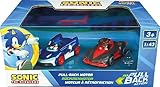 Pull & SPEED I Carrera | Sonic the Hedgehog I 2 vehicles with pull-back motor I authentic SonicI characters I ideal as a gift or for your own collection I scale 1:43 I I from 3 years