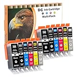 D&C Compatible Ink Cartridge Replacement for Canon PGI-520 CLI-521 for Canon Pixma iP3600 iP4600 iP4700 MP540 MP550 MP560 MP620 MP630 MP640 MP980 MP990 MX860 MX870 (12-Pack)
