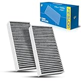 Fesuda CUK23015-2 Cabin Air Filter, 2 Pieces Activated Carbon Pollen Filter for X1/X2 sDrive/xDrive (1986-2022), Mini Convertible (F57)/Clubman (F54) (1979-2022)