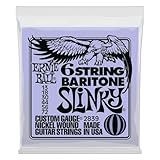 Ernie Ball P02839 Slinky 6-String w/ small ball end 29 5/8 scale Baritone Guitar Strings - 13-72 Gauge