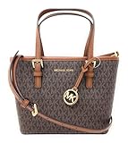 Michael Kors Women's Tote Bag, Brown Sig, XS, Carry All
