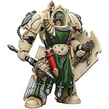 JOYTOY 1/18 Action Figure Warhammer 40,000 Dark Angels Deathwing Knight with Mace of Absolution 1 5.4 inch Movable Model Collectible Figurine