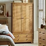 Julian Bowen Marlborough Combination Wardrobe, Oak