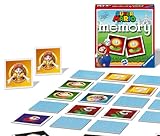 Ravensburger Super Mario Mini Memory Game - Matching Picture Snap Pairs Game for Kids Age 3 Years Up