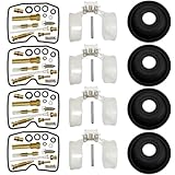 Carb rebuild Carburetor Repair Kit For KAWASAKI GPZ900 GPZ 900 R 900R GPZ900R For Ninja 1990-1994 Diaphragm Float Parts Carburetor Repair Replacement Kit(SET 1)