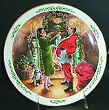 Royal Doulton Xmas Plate 1991 - Dad Plays Santa - Collectors Plate 20cm Diameter