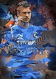 bestofbands Sports Artwork 1/20 ART A4 (290mm x 210mm) Eden Hazard Chelsea FC Belgium Football Premier League Signed PICTURE Print Photo C109
