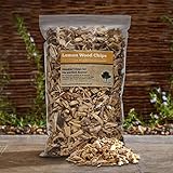 LEMON BBQ Smoking/Smoker Wood Chips 3 Litre - (24 Great Flavours available 100% Natural with nothing added) (Lemon)