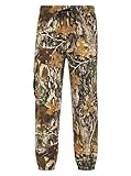 LABEL APPAREL Men's Jungle Print Camouflage Fleece Track Pants - Casual Joggers with Elastic Waist, Sweatpants for Comfortable Jogging & Gym (M-5XL)